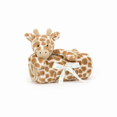 Jellycat Bashful Giraffe Blankets Australia | 170629JKH